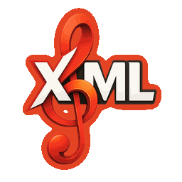 Logo MusicXML animé